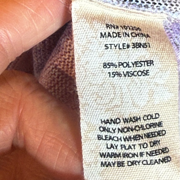 Soft Surroundings Multi-color sweater ladies’ size PXL - Picture 3 of 10